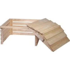 Dobar Mährobotergarage Mit Abnehmbarem Dach Fichte Natur 52,5 X 78,5 X 74 Cm -Gartengeräte Geschäft 8539322 4637 03