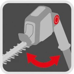 Wolf-Garten Wolf Garten Akku-Heckenschere Aufsatz HT 40 EM E-multi-star® -Gartengeräte Geschäft T40eM HeckenschereWinkel 7